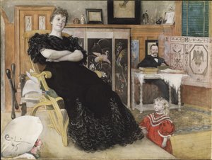 Anna Pettersson, 1895 körül alkotó: Carl Larsson